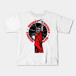 Statue of Liberty Resists Becoming a Handmaiden Kids T-Shirt